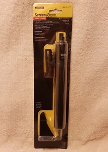 NUEVO CIERRE DE PUERTA STANLEY SCREEN & STORM NO-S843-300, ACABADO NEGRO LISTO PARA USAR👍 - Imagen 1 de 3