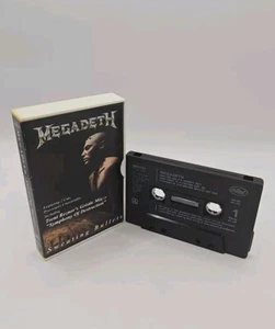 MEGADETH SWEATING BULLETS CASSETTE TAPE SINGLE - UNIQUE CASE, TRENT REZNOR REMIX - Picture 1 of 9