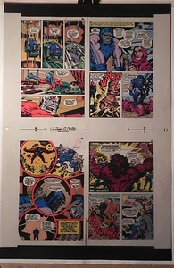 DC COMICS NEUE GÖTTER BUCH 6 FLACH 3 JACK KIRBY OG 3M FARBKUNST SIGNIERT A. TOLLIN COA - Bild 1 von 4