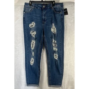 Forever 21 Damenjeans Used/Ripped Größe 16 neu mit Etikett - Bild 1 von 3