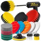 22pcs Sponge ElectricDrill Brush Aattachment Set Cleaning Power Scrubber