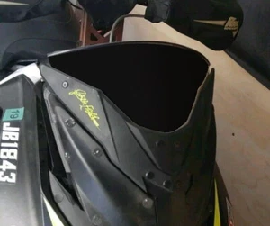 *Premium* Ultra Low Gloss Black Windshield Fits Ski-Doo XS/XM ~ 213 Parts - Picture 1 of 3