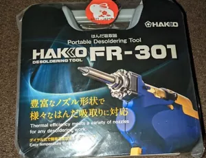 HAKKO FR301-82 Desoldering Tool Bipolar Grounding Type AC 100V with Case NEW - Picture 1 of 4