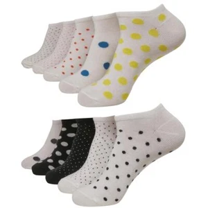 Urban Classics No Show Calcetines Lunares 5-Pack Mujeres de Deporte Colorido - Imagen 1 de 16