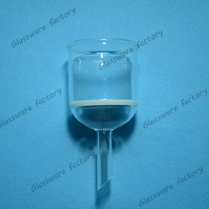 350mL Funnel,buchner funnel,lab glassware,Porosity: M,lab glass funnel - Picture 1 of 4