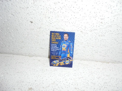 2017 NASCAR / NHRA Wallet Racing Schedule Cover