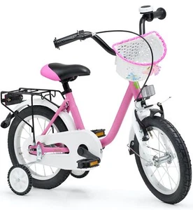 Qualitäts Kinderfahrrad 12 Zoll matt Pink Mädchen Kinderrad Fahrrad ab 3 Jahre - Bild 1 von 6