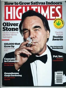 "High Times Issue #439 August 2012" Oliver Stone, How To Grow Sativa Indoors - Picture 1 of 2
