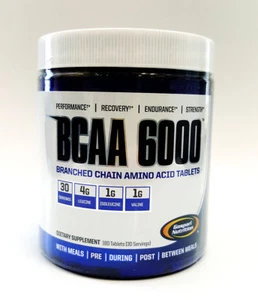 GASPARI NUTRITION BCAA 6000 180 Tabs Cadena Ramificada Amino Recuperación Resistencia     - Imagen 1 de 3