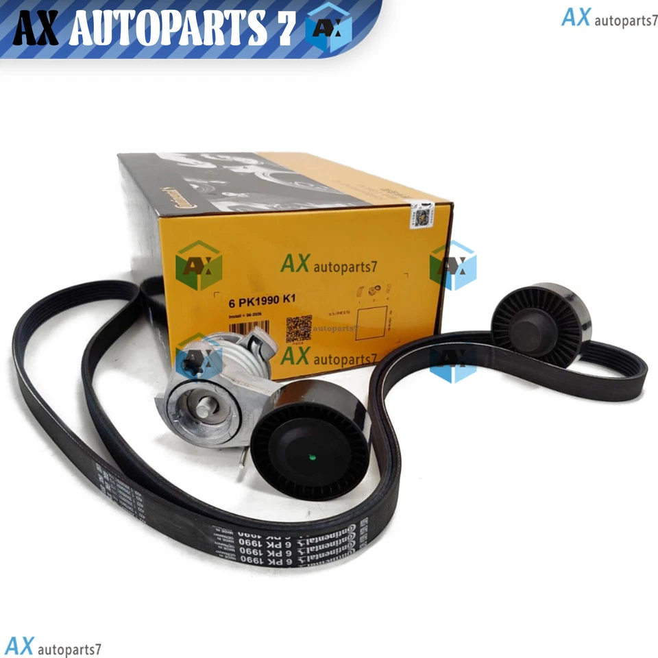 Kit de polea tensora de correa CONTINENTAL para BMW N52 E60 328 530 X3 X5 11288624196 Foto 1 de 1