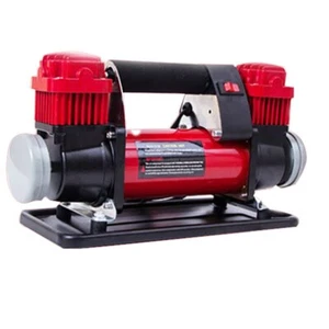 Gonfiatore Automatico Portatile 12v/24v Doppio Cilindro Gonfiatore Ruota Auto - Foto 1 di 15