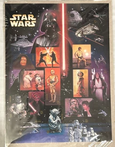 2007 41 cent Star Wars full Sheet of 15, Mint (SEALED PACKAGE) - Picture 1 of 7