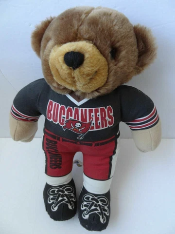 TAMPA BAY Buccaneers TEDDY BEAR. 12 ins tall. Superbowl Mascot Cover