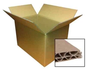 10 x Cardboard Packing Mailing Boxes 460x 340x170mm DOUBLE WALL- Same Day Post - Picture 1 of 4