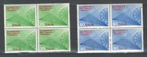 ITALY EUROPE TELEPHONES COMMUNICATION X 4 MNH SET STAMPS LOT (ITALIA 669) - Picture 1 of 1
