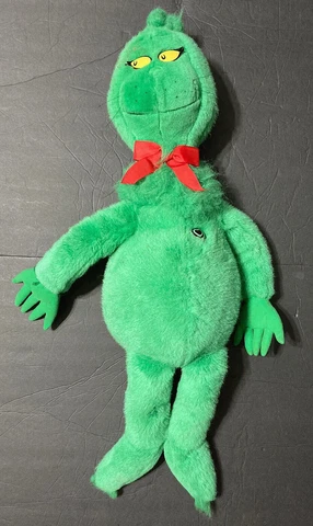 VTG Dr. Seuss The GRINCH Who Stole Christmas 21" Plush stuffed doll Toy 1997 Cover