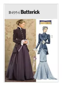 Butterick Sewing Pattern 4954 Misses Ladies Jacket Skirts Costume Size 16-22 UC - Picture 1 of 3
