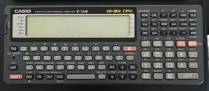 Junk CASIO Pocket Z-1 GR Super College Personal Computer with Case Japan F/S - Photo 1/11