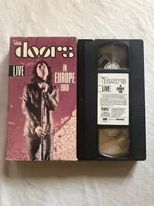 The Doors - Live in Europe 1968 (VHS) Tested Works - Picture 1 of 2