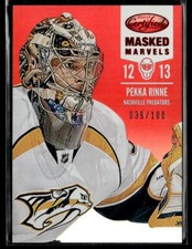 2012-13 Panini Certified Masked Marvels Red Pekka Rinne 039/100 #103