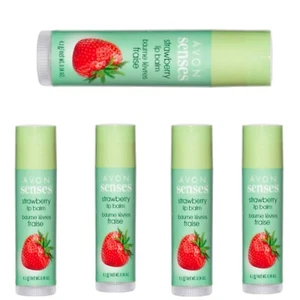 Bálsamo labial de fresa Avon 5 piezas Senses - Imagen 1 de 1