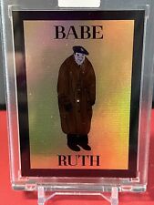 2021 Topps Project 70 Card #786 Babe Ruth 1958 by Oldmanalan Rainbow Foil /70 SP
