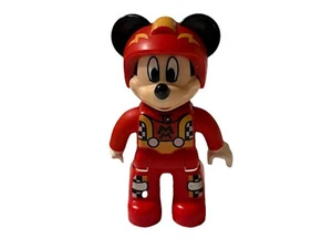 LEGO Duplo Figure Mickey Mouse Roadster #10843 Replacement Racer Driver Disney - Picture 1 of 3