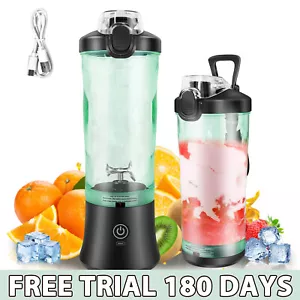 Portable Blender -600ml Portable Electric Small Smoothies and Shakes 4000mAh NEW - Picture 1 of 11