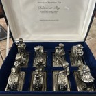 Vintage Silver Plated, Figural  Napkin Ring Set