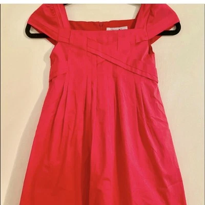 Girls Mayoral Dark Pink Classic Dress Size 9 - Image 1 of 4
