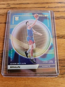 2022-23 Panini Recon - Rookies Christian Braun #244 Holo Bronze /299 (RC) - Picture 1 of 2
