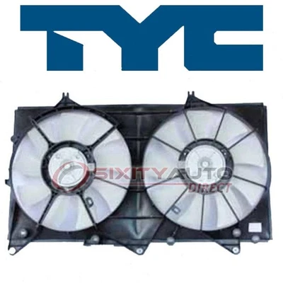 TYC Dual Radiator & Condenser Fan Assembly for 2004-2008 Toyota Solara 3.3L uf Foto 1 de 4