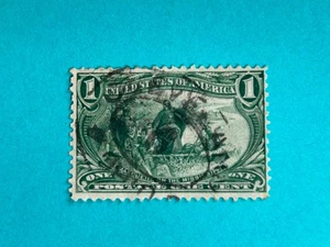 US Briefmarken SC# Trans Mississippi Expo 1c gebraucht 1898 - Bild 1 von 2
