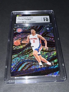 2021-22 Panini Revolution #120 Cade Cunningham RC CSG 10 GEMA como nuevo - Imagen 1 de 3