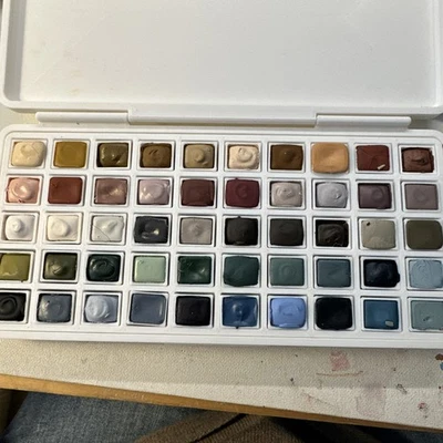 Acuarelas Ocean Paper, Juego New Earth, 50 medias sartenes Foto 1 de 4