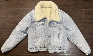 Hafer New York Damen Wendejacke Denim Kunstfell Gr. XL - Bild 1 von 9