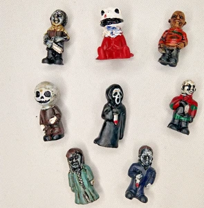 Mini MONSTER Figuren 1" Resin Freddy Kruger Hellraiser Scream Style Kolophonium - Bild 1 von 5