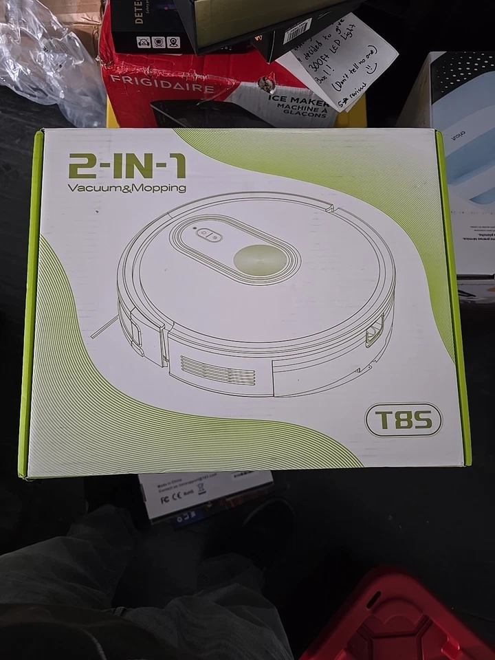 T8S 二合一机器人吸尘器及拖把 - 语音和应用程序控制,阅读说明 — 第 1/2 张图片