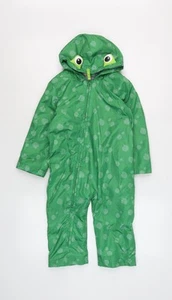 John Lewis Boys Green Snowsuit, 2-3 Years, Hooded Waterproof - Picture 1 of 12