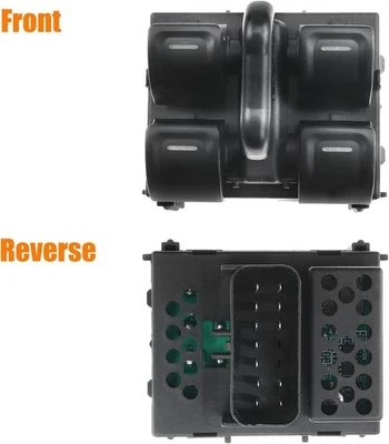 Interruptor de ventana eléctrica central para Jeep Wrangler JK JL 2012-2018 4 puertas 68156217AA Foto 1 de 4