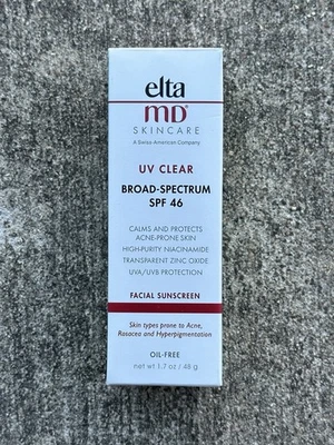 Elta MD UV Clear Broad Spectrum SPF 46 1.7oz/48g NEW IN BOX - Image 1 of 3