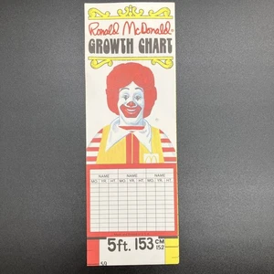 Insegna Poster McDonald’s 1981 Ronald Altezza Tabella Vintage Made USA 39in Usato 55y - Foto 1 di 10