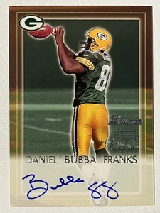 Bubba Franks 2000 Bowman Rookie Auto Autograph Green Bay Packers - Picture 1 of 2