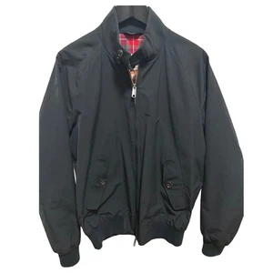 Baracuta G9 Harrington Jacket Size 38 Black British Made Water Repellent F/S - Picture 1 of 7