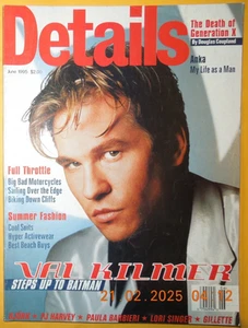 VAL KILMER details june 1995 BJORK notorious b.i.g. LORI SINGER pj Harvey - Picture 1 of 12