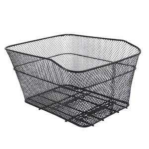 Bike Tail Basket Bike Rear Rack Basket Bike Pannier Basket Bike Cargo Basket - Picture 1 of 12