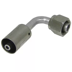 BEADLOCK A/C Fitting FEMALE O RING,90 Degree STEP UP/DOWN #8 NUT,#6 HOSE 35B1328 - Foto 1 di 1