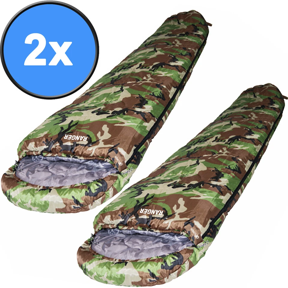 Explorer Ranger 230 x 80 x 55 cm Mumienschlafsack - Camo (4685)