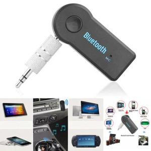 Portable 3.5mm Streaming Car A2DP Wireless Bluetooth AUX Audio Receiver Adapter - Bild 1 von 8