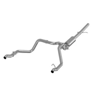 Двойная выхлопная труба MBRP S5085AL CatBack для Chevy Silverado/Sierra 1500 5,3 л V8 19–25 годов выпуска - Изображение 1 из 4